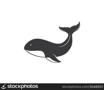 whale tail icon vector illustration design template