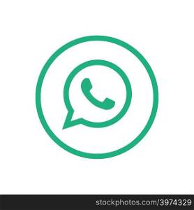 Whatsapp icon design vector