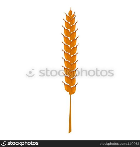 Wheat ear icon. Cartoon illustration of wheat ear vector icon for web. Wheat ear icon, cartoon style