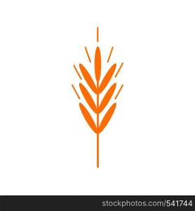 Wheat Ears Icons. Organic wheat, bread agriculture and natural eat. Contour lines. Flat vector illustration isolated on white background.. Wheat Ears Icons. Organic wheat, bread agriculture and natural eat. Contour lines.