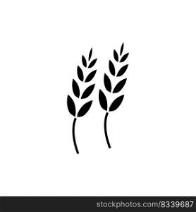 wheat icon vector design templates white on background