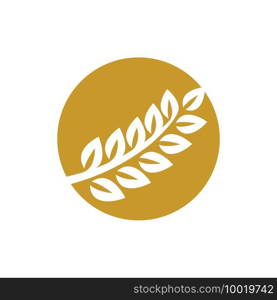 Wheat logo images illustration design