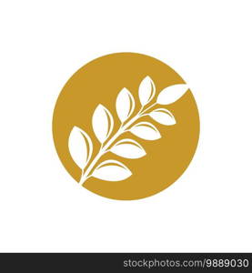 Wheat logo images illustration design