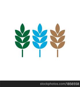Wheat logo template vector design