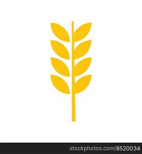Wheat logo template vector design