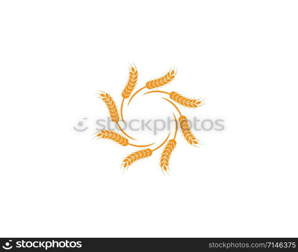 wheat Logo Template vector icon design