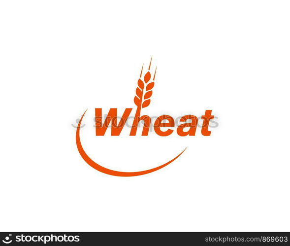 wheat Logo Template vector icon design