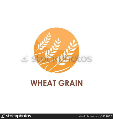 Wheat Logo template vector illustration design