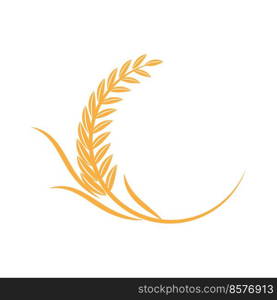 Wheat Logo template vector illustration design