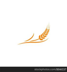 wheat logo vector template design