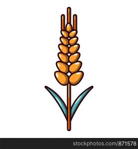 Wheaty wheat icon. Cartoon illustration of wheaty wheat vector icon for web.. Wheaty wheat icon, cartoon style.