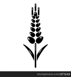 Wheaty wheat icon. Simple illustration of wheaty wheat vector icon for web.. Wheaty wheat icon, simple style.