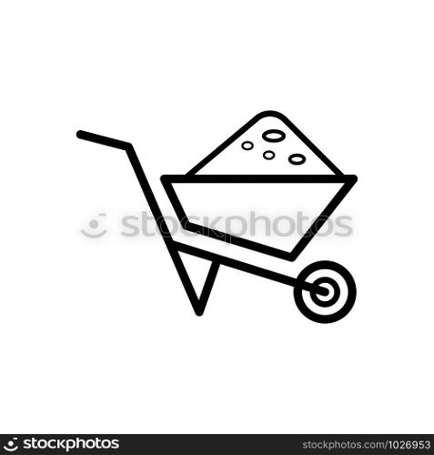 wheel barrow icon
