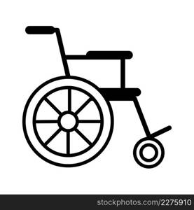 Wheel chair icon vector sign and symbols