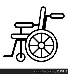 Wheel chair icon vector sign and symbols