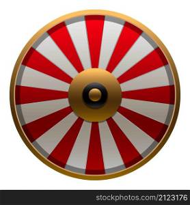 Wheel game casino icon cartoon vector. Fortune roulette. Gold win. Wheel game casino icon cartoon vector. Fortune roulette