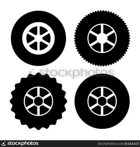 wheel icon car tyre auto. Vector illustration. Stock image. EPS 10.. wheel icon car tyre auto. Vector illustration. Stock image.
