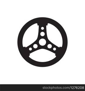 wheel icon in trendy flat design