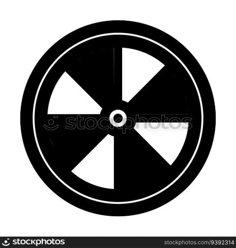 wheel icon logo vector design