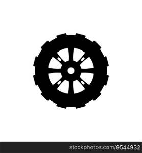 wheel icon vector template illustration logo design