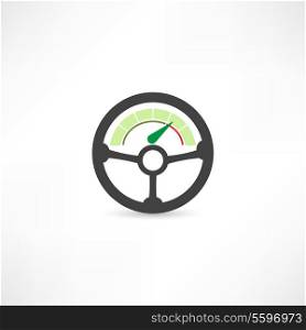 Wheel of a car icon