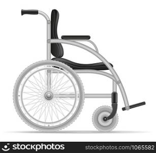 wheelchair for disabled people stock vector illustration isolated on white background