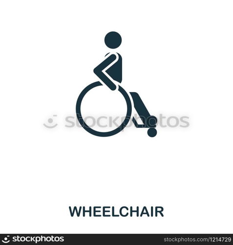 Wheelchair icon. Line style icon design. UI. Illustration of wheelchair icon. Pictogram isolated on white. Ready to use in web design, apps, software, print. Wheelchair icon. Line style icon design. UI. Illustration of wheelchair icon. Pictogram isolated on white. Ready to use in web design, apps, software, print.