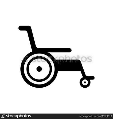 wheelchair icon vector illustration symbol design