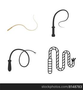 Whip icon,vector illustration template design