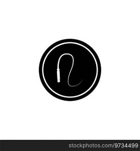 whip icon vector template illustration logo design