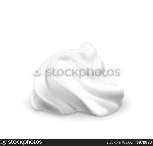 Whipped cream vector