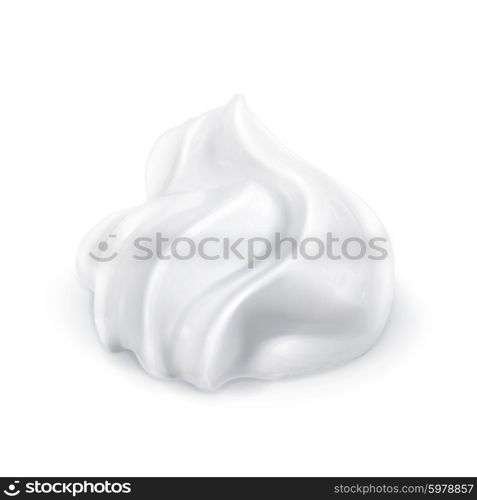Whipped cream vector icon