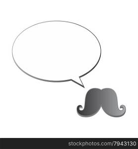 whiskers mustache guy avatar vector graphic art design illustration