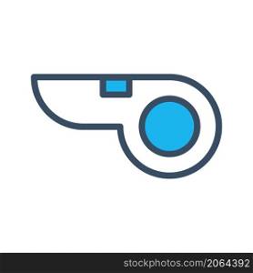 whistle icon vector flat design