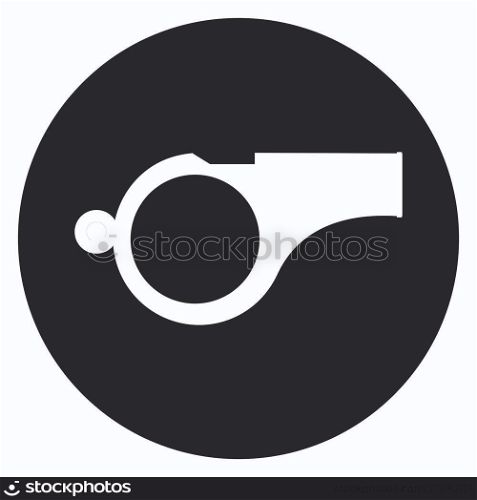 whistle logo stock illustration design