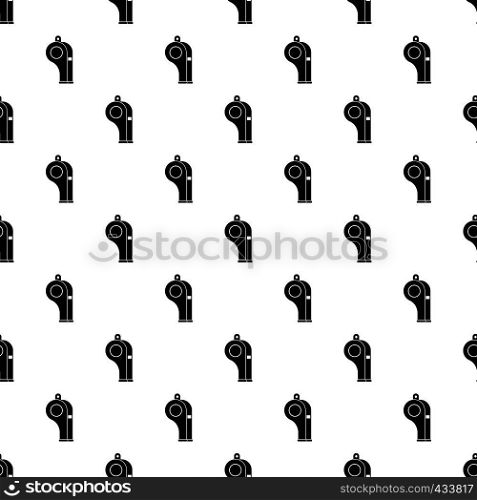 Whistle pattern seamless in simple style vector illustration. Whistle pattern vector