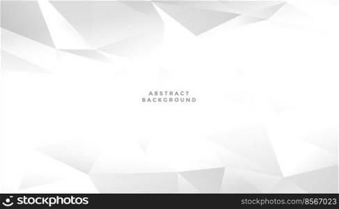 white abstract geometric shape background design