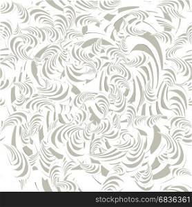White Abstract Line Seamless Pattern. Strired Endless Background. White Abstract Line Seamless Pattern