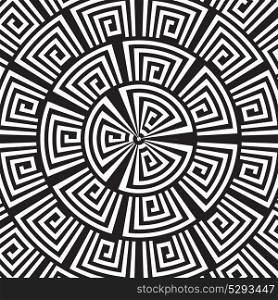 White and Black Hypnotic Background. Vector Illustration EPS10. Hypnotic Background. Vector Illustration