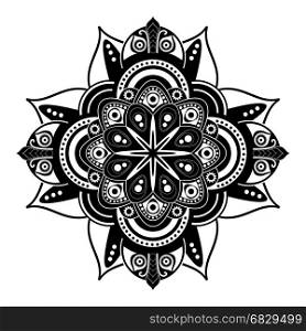 White and black tattoo vector design elements