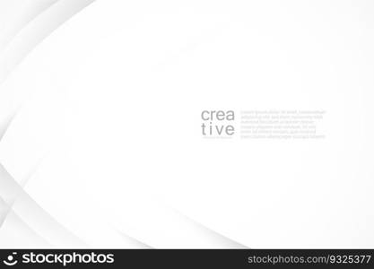 White and gray color abstract geometric background. Tech design. Vector illustration.