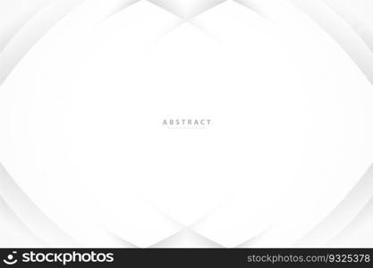 White and gray color abstract geometric background. Tech design. Vector illustration.