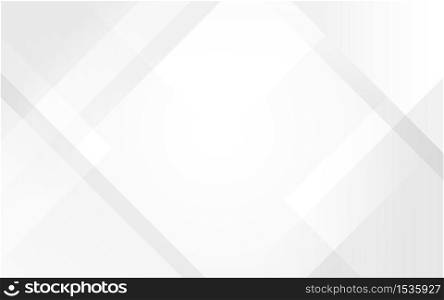 White and gray technology modern triangle shape abstract subtle background vector