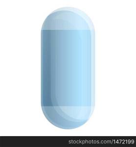 White antibiotic dose icon. Cartoon of white antibiotic dose vector icon for web design isolated on white background. White antibiotic dose icon, cartoon style