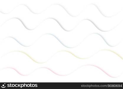 White background wave paper art design. Vector paper cut illustration. Eps10. White background wave paper art design. Vector paper cut illustration.