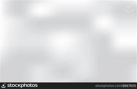 White background. White polished metal. Abstract white gradient background. Blurred white backdrop. Vector illustration