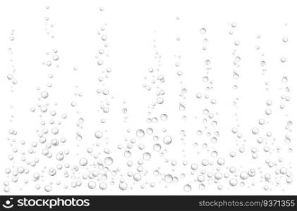 White background with fizzing air bubbles. Fizzy sparkles in water, sea, aquarium, ocean. Vector. White background with fizzing air bubbles. Fizzy sparkles in water, sea, aquarium, ocean.