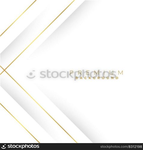 white background with geometric golden lines design