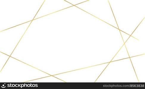 white background with golden luxury lines shapes