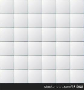 White bathroom tiles, ceramic kitchen floor tile seamless background. Tiled floor or wall for bathroom or kitchen. White bathroom tiles, ceramic kitchen floor seamless background